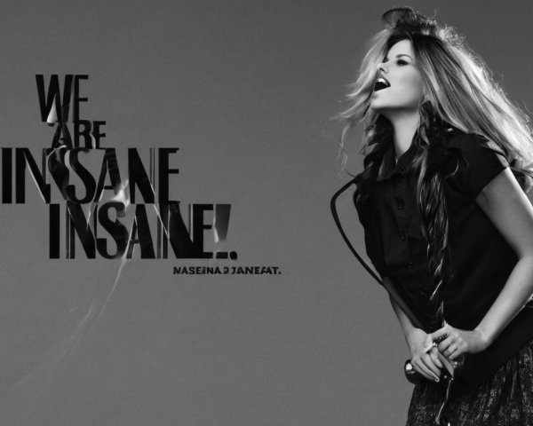 Dynamic Black and White Image of Confident Woman