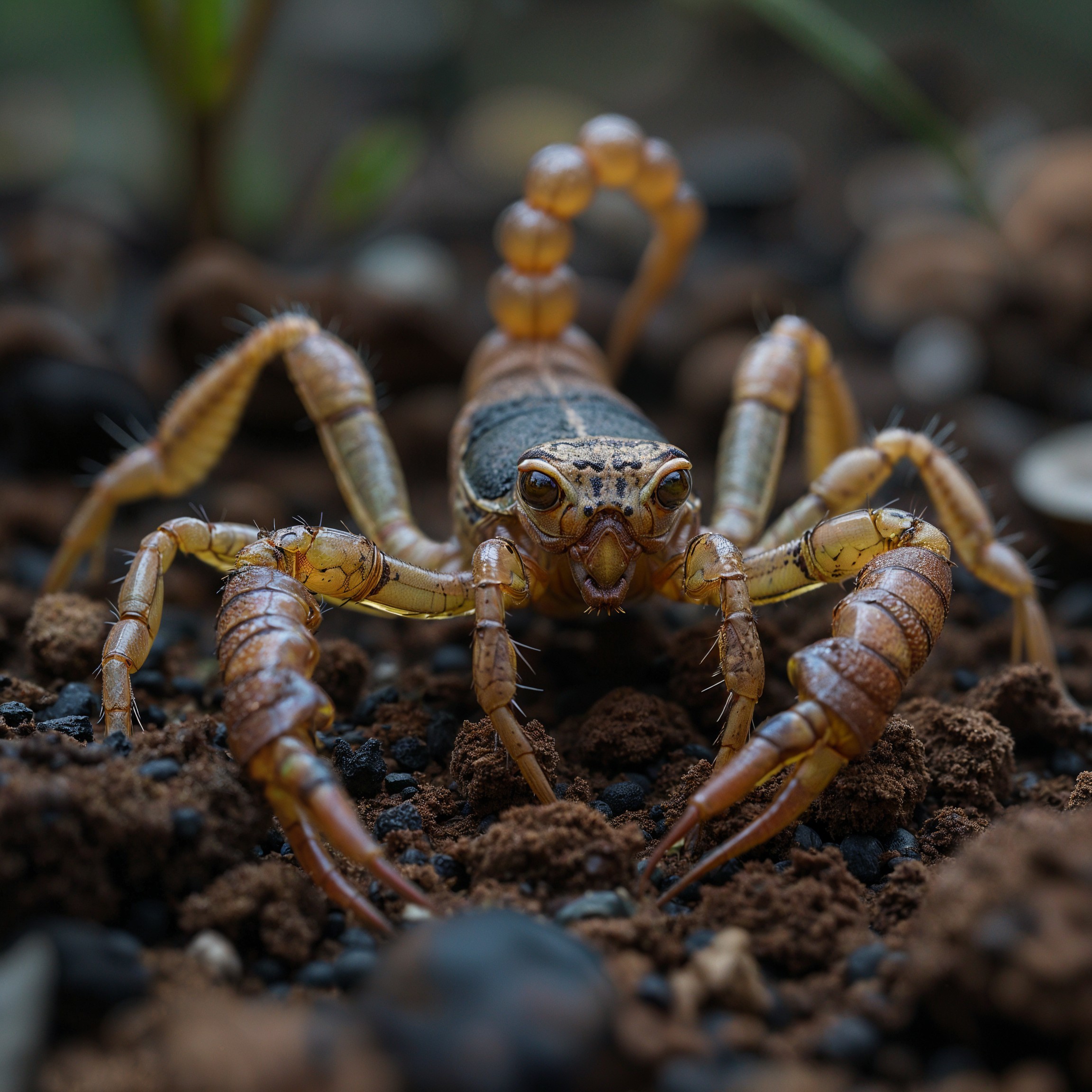 Close-Up of a Scorpion with Distinct Features