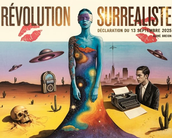 Surrealistic Artwork with Cosmic Themes and Symbolism