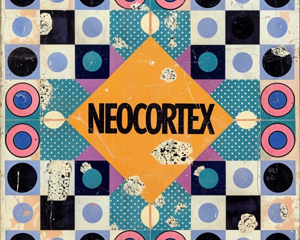 Vibrant Retro Design with Geometric Shapes and Colors