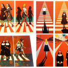 Vibrant Pop-Art Collage of Nuns and Women