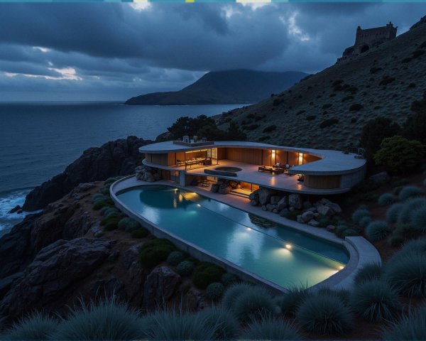 Modern Coastal Home with Scenic Ocean Views