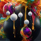 Intricate Golden Mannequin Doll with Metallic Features