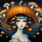 Surreal Desert with Futuristic Alien Architecture