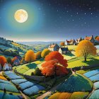 Fantasy Portrait of Woman in Gold and Teal Attire