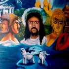 Oil Painting of Religious and Mythical Figures
