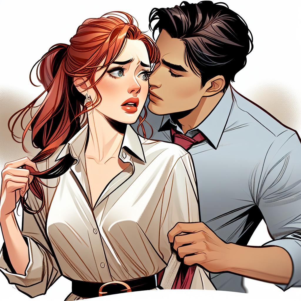 Couple Sharing an Intimate Moment with Emotional Tension