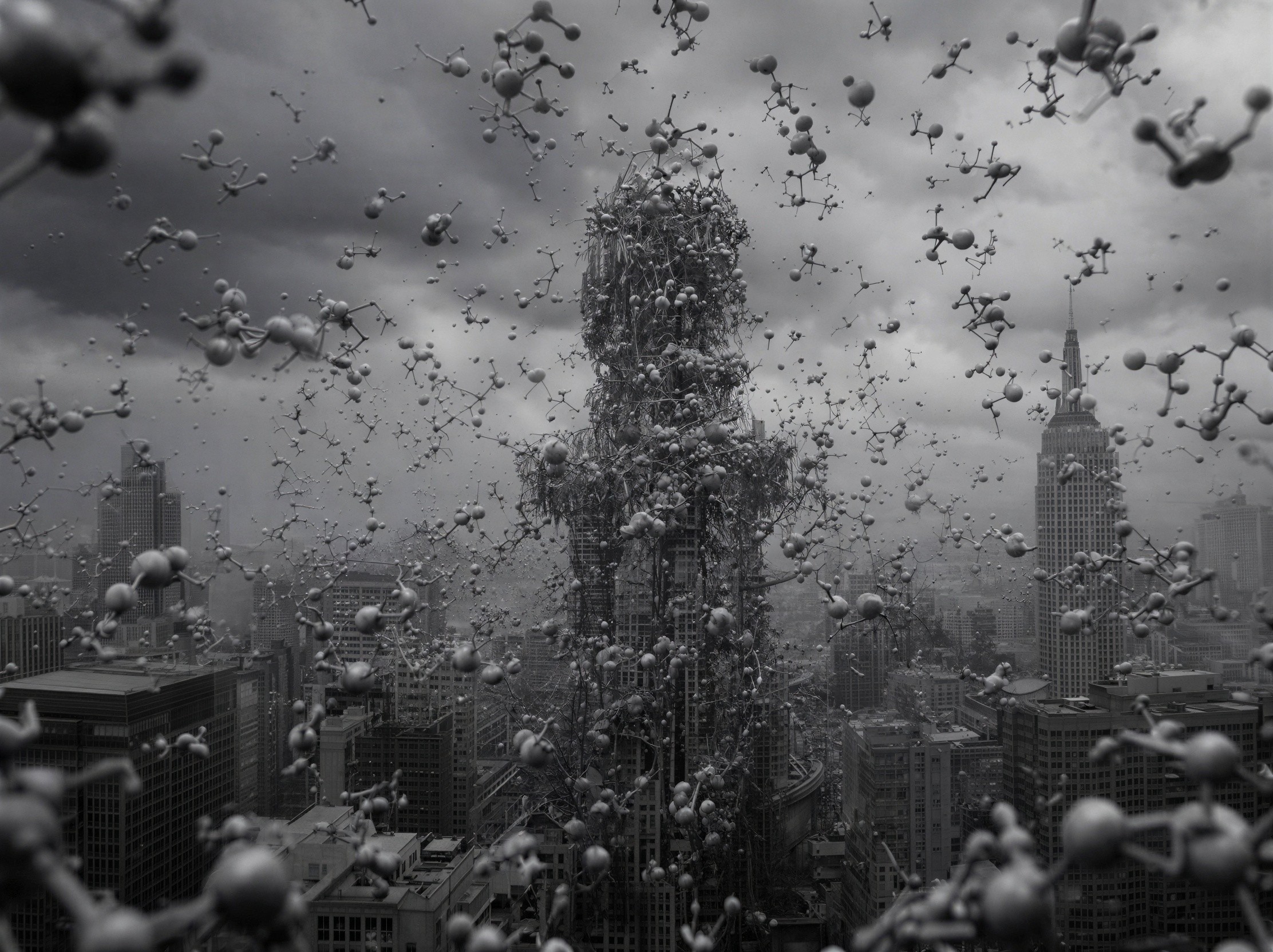 Post-Apocalyptic New York City Landscape Overview