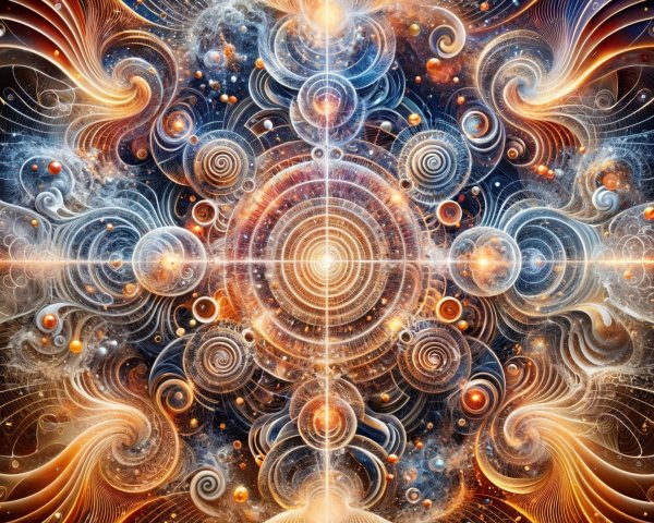 Cosmic Tapestry of Swirling Patterns and Colors
