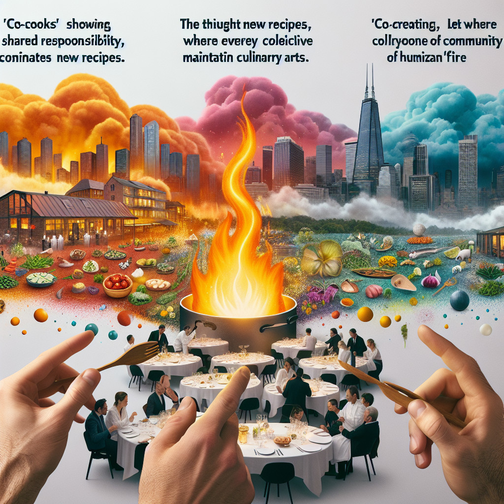Vibrant Culinary Scene of Collaborative Cooking