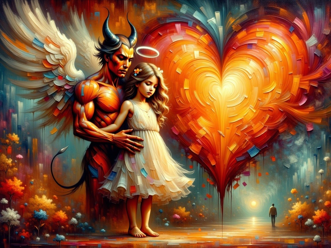 Surreal Landscape of Love and Temptation Imagery