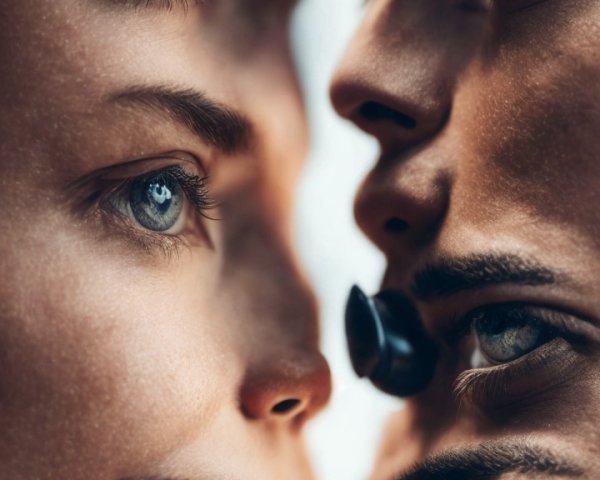 Surreal Composition of Juxtaposed Human Faces