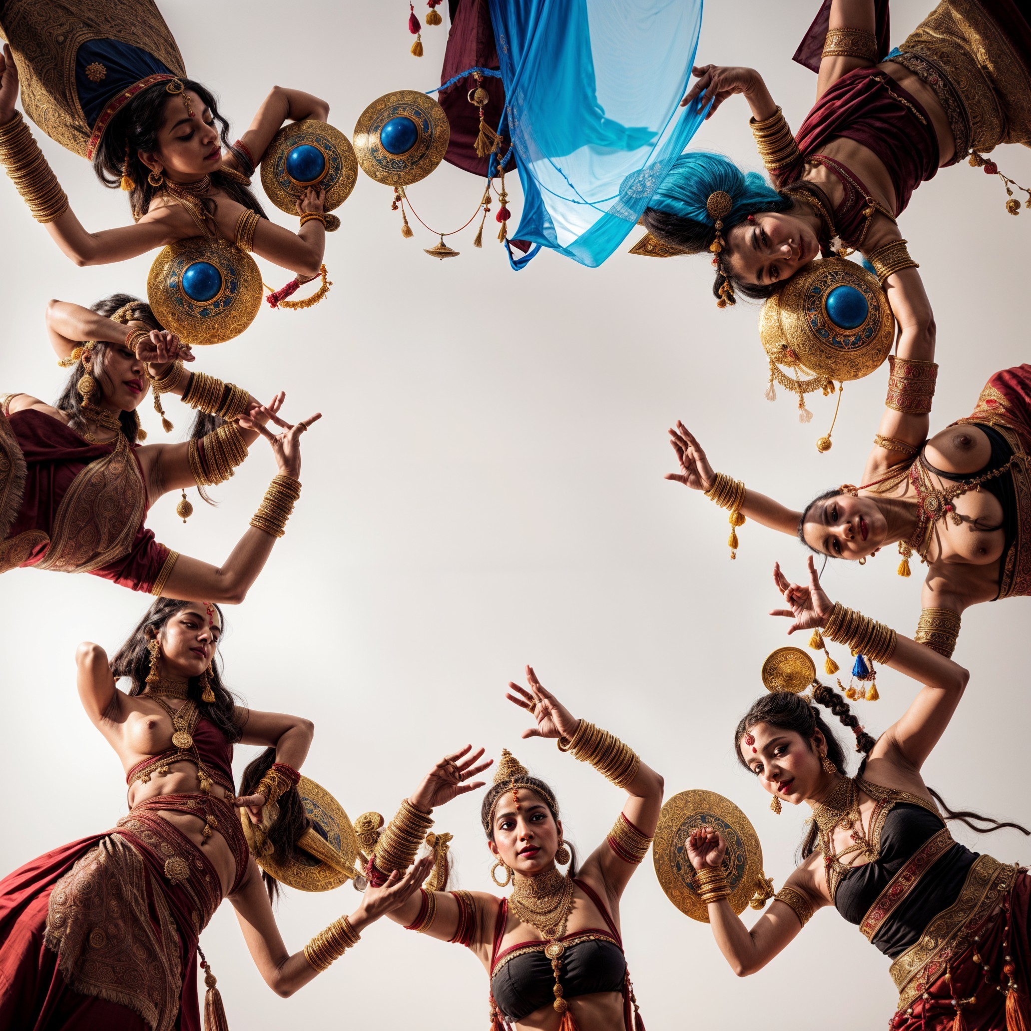 Traditional Dance Performance with Elaborate Costumes