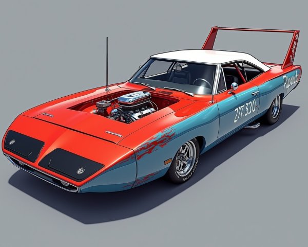 1970 Plymouth Superbird with Two-Tone Paint Design