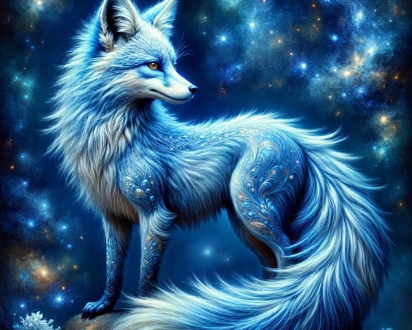 Celestial Fox in a Cosmic Landscape of Galaxies
