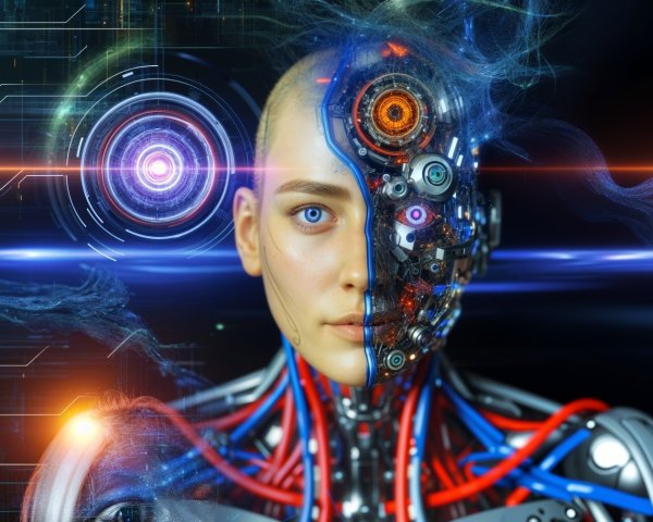 Fusion of Human and Robotic Elements in Art