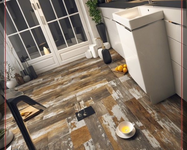 Modern Kitchen with Rustic Elements and Natural Light