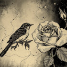 Serene Composition of Ethereal Figures in Cosmic Setting