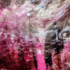 Dreamy Interior with Pink Coral-Like Textures