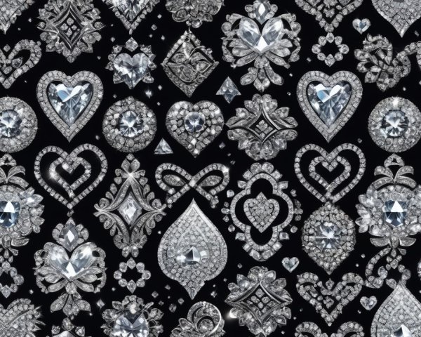 Luxurious Diamonds and Intricate Gemstone Designs