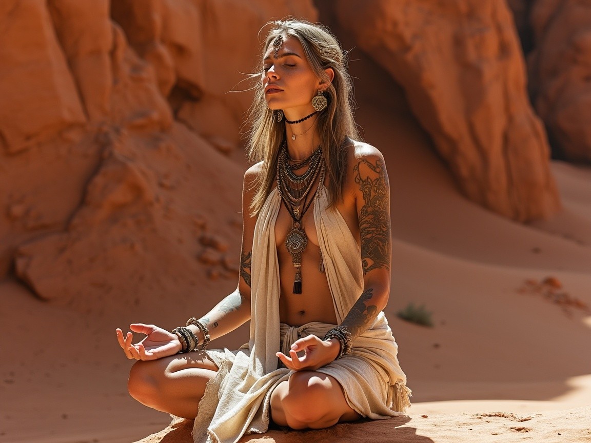 Desert Oracle: A Vision in Stillness