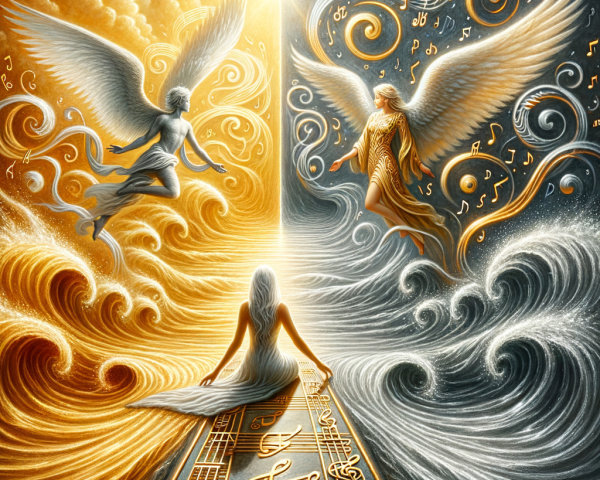 Mystical Artwork of Light and Shadow Divisions