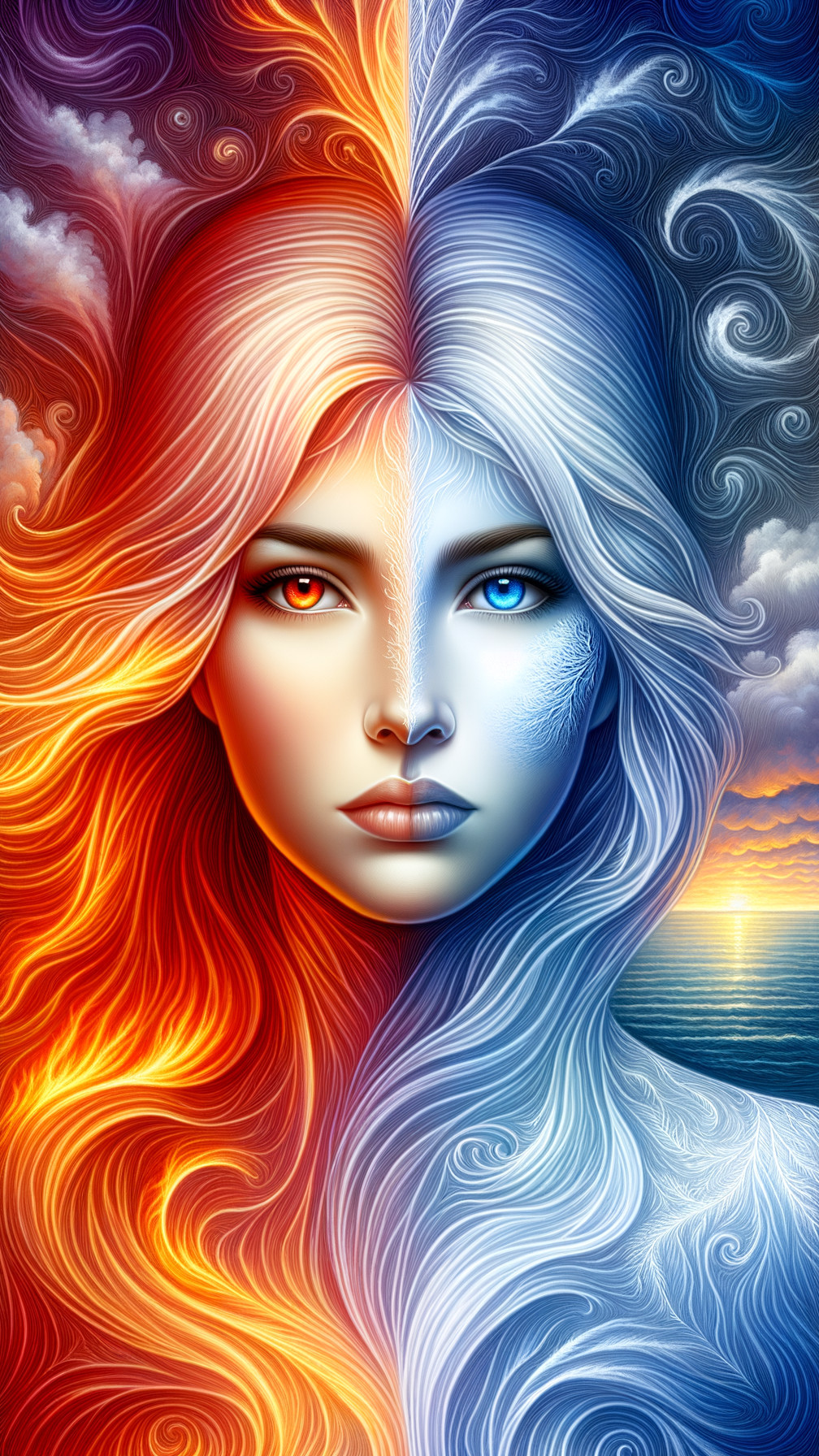Split-Face Design of Fire and Ice Elements