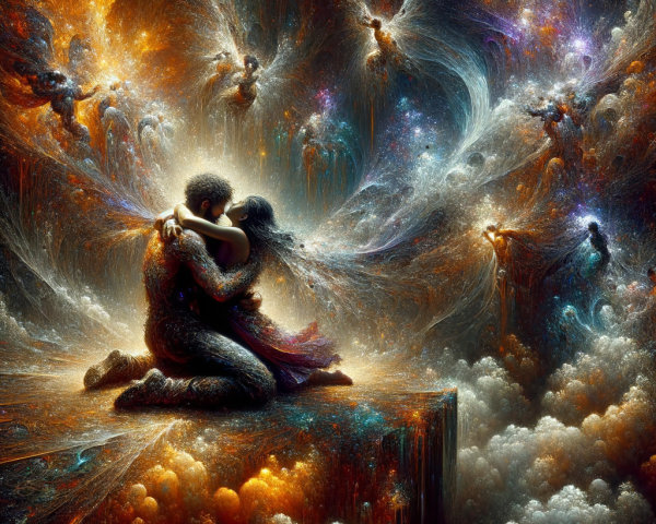 Cosmic Embrace of Love and Spiritual Awakening