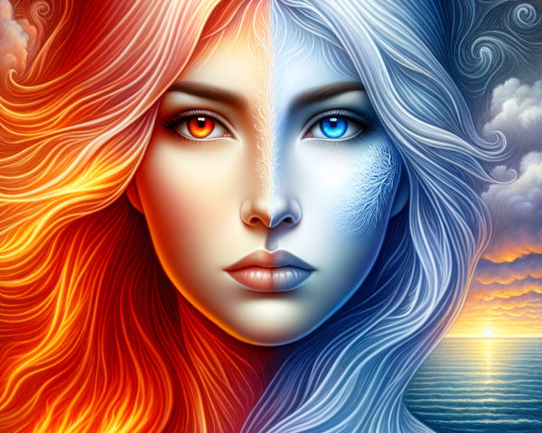 Split-Face Design of Fire and Ice Elements