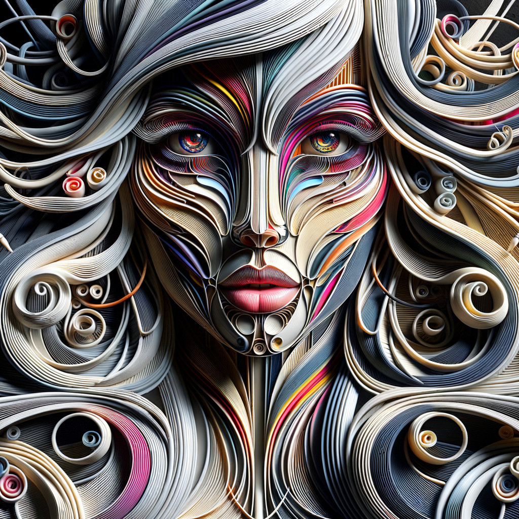 Abstract Face Representation with Vibrant Colors