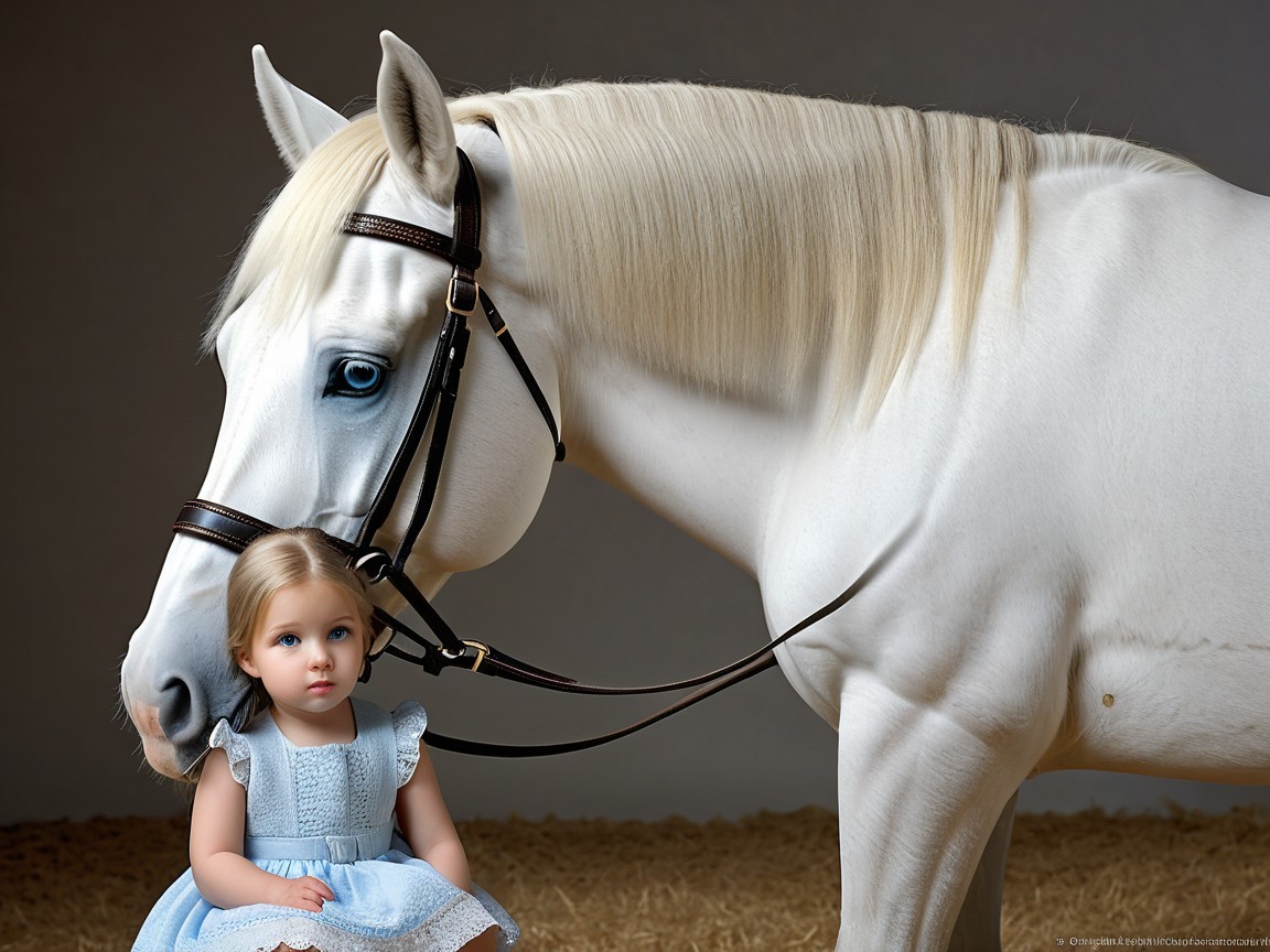 A Serene Moment with a Majestic Horse