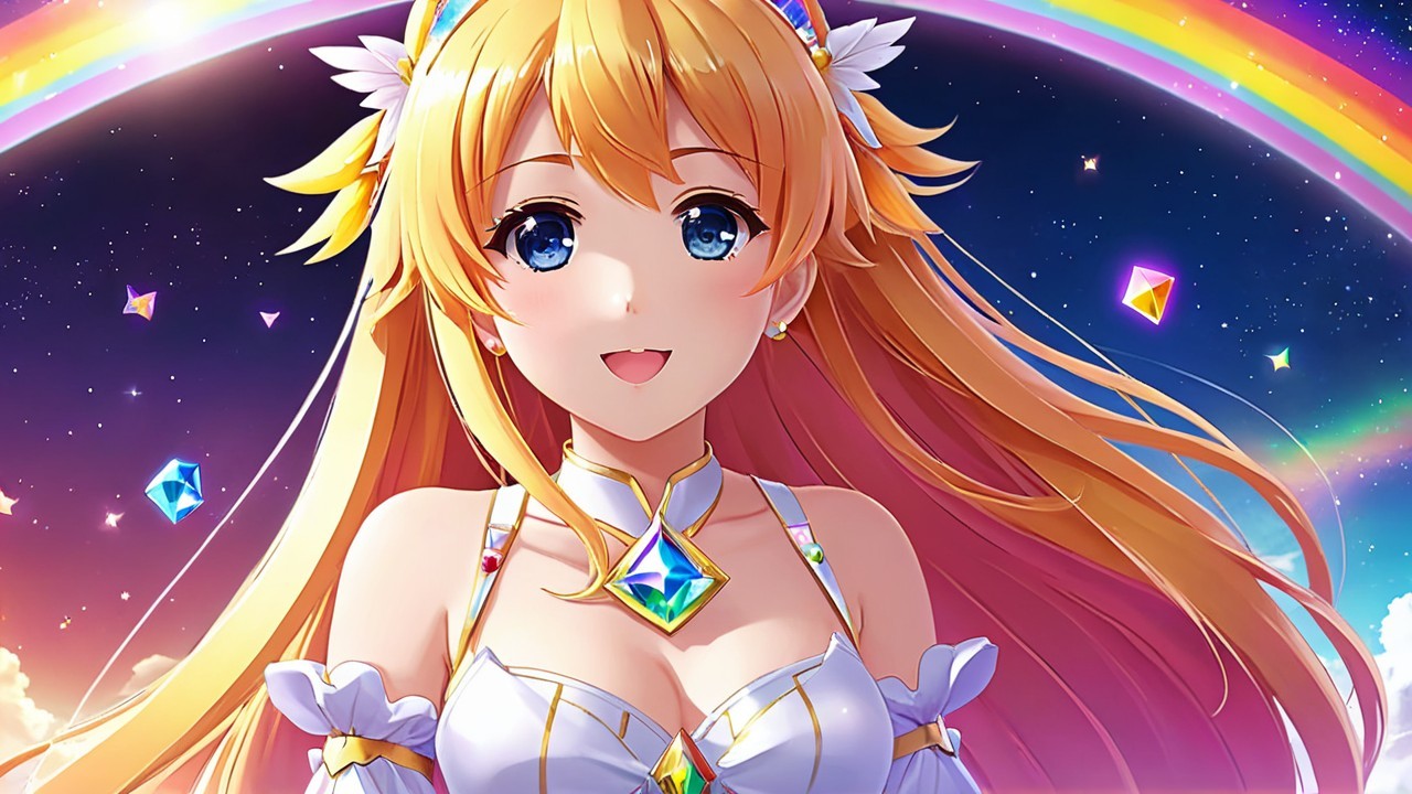 Charming Anime Prism Deity Design