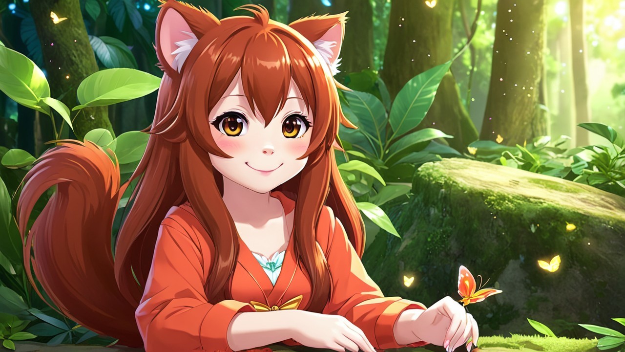 Whimsical Adventures of a Catgirl Orangutan