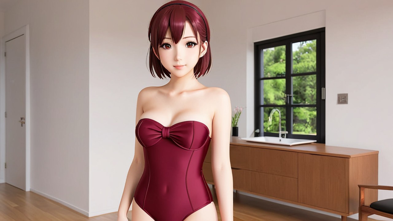 3D Animated Character in Modern Room Setting