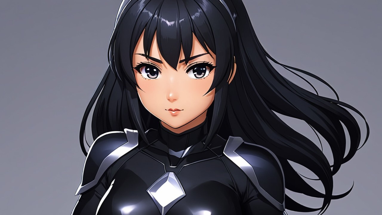 Digital Artwork of Confident Female Character