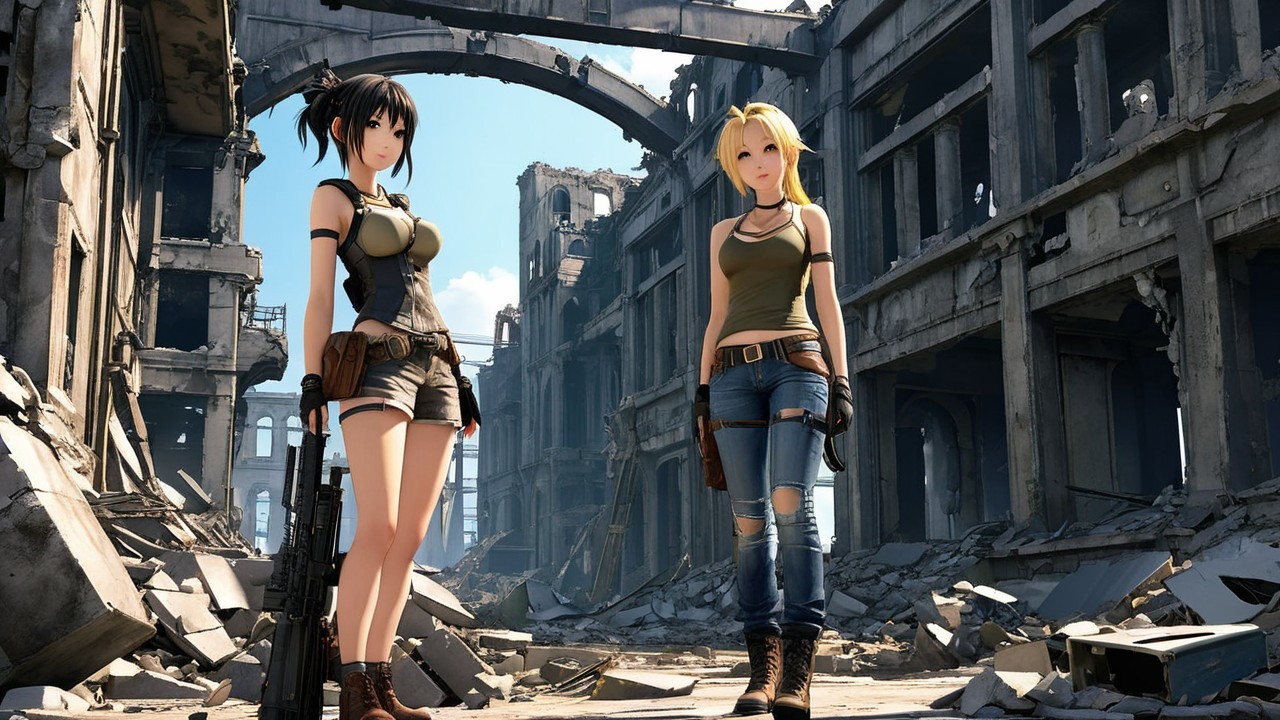 Female Characters in Post-Apocalyptic Ruins