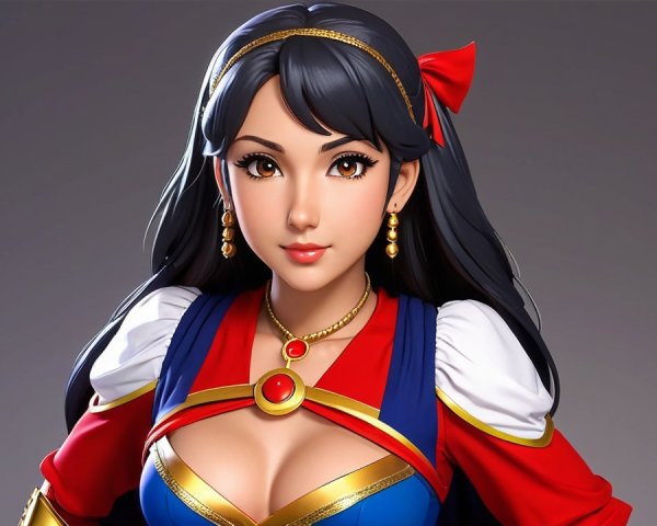 Stylized Female Character Inspired by Fairy Tales