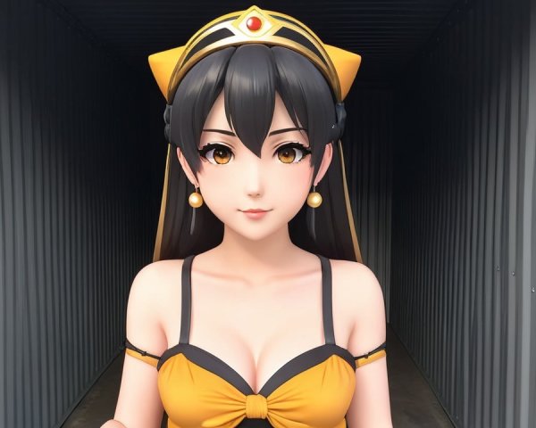 Lifelike Animated Character in Industrial Setting