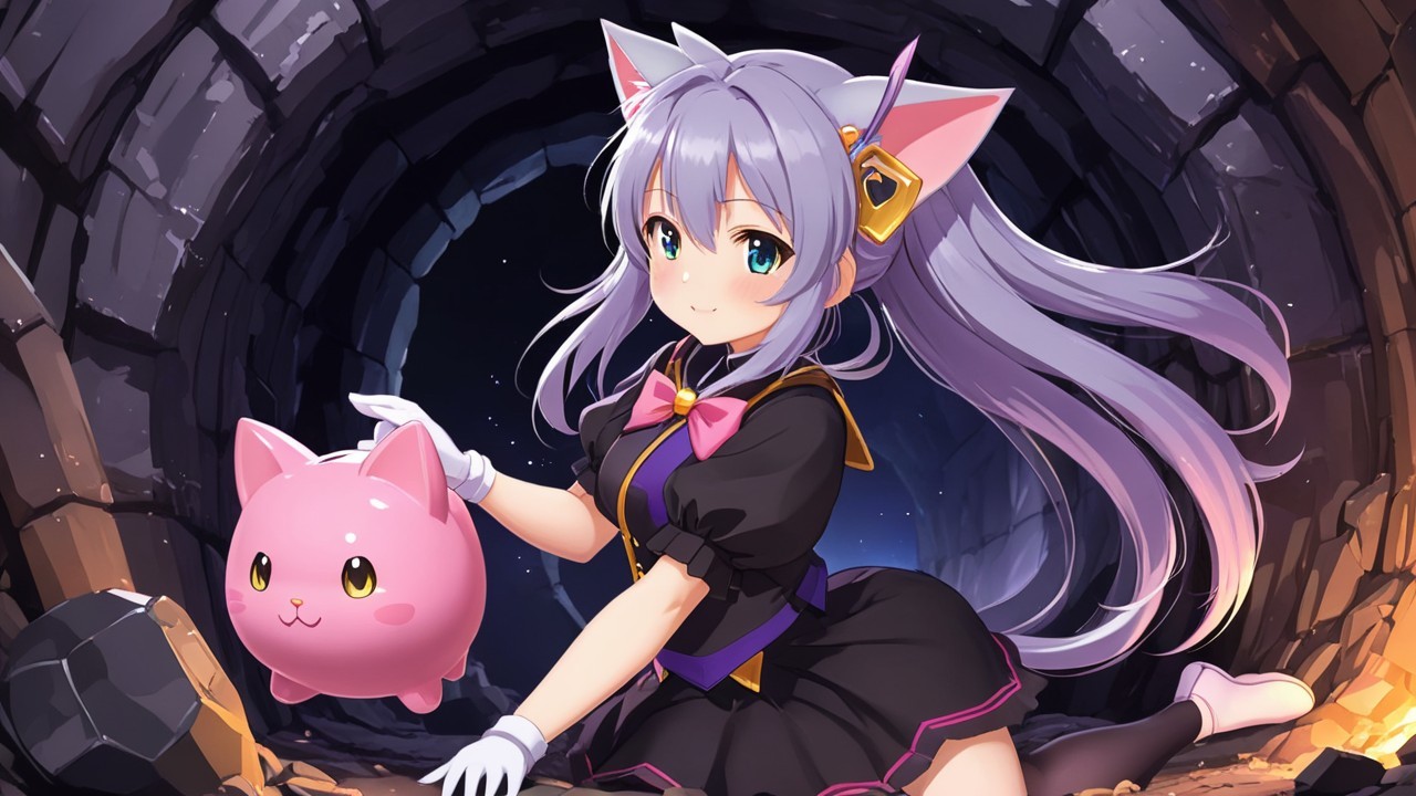 Magical Catgirl Adventures in the Mine