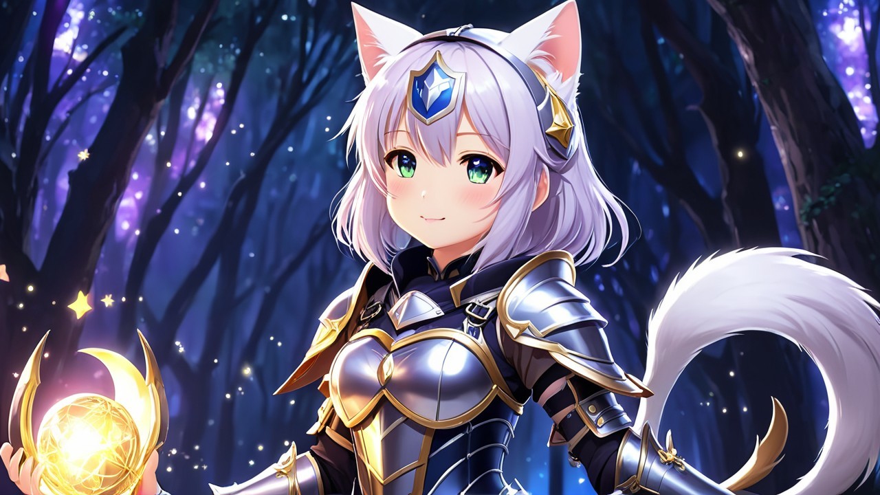 Fantastical Character in Mystical Forest Setting