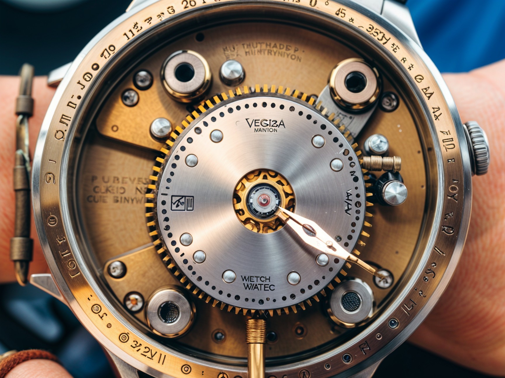 Detailed Inner Workings of a Mechanical Watch