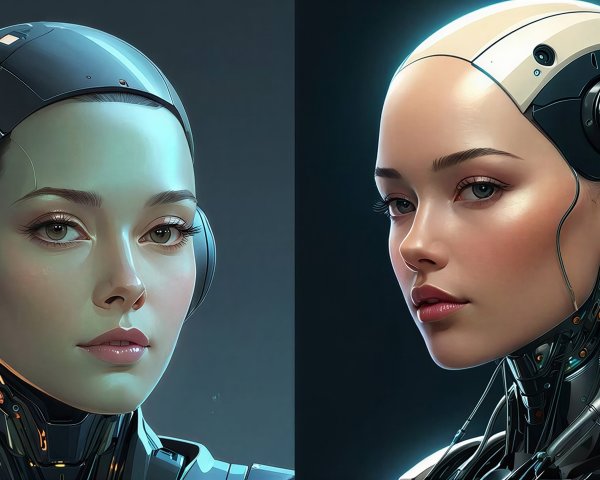 Cyborg Portraits Featuring Futuristic Enhancements