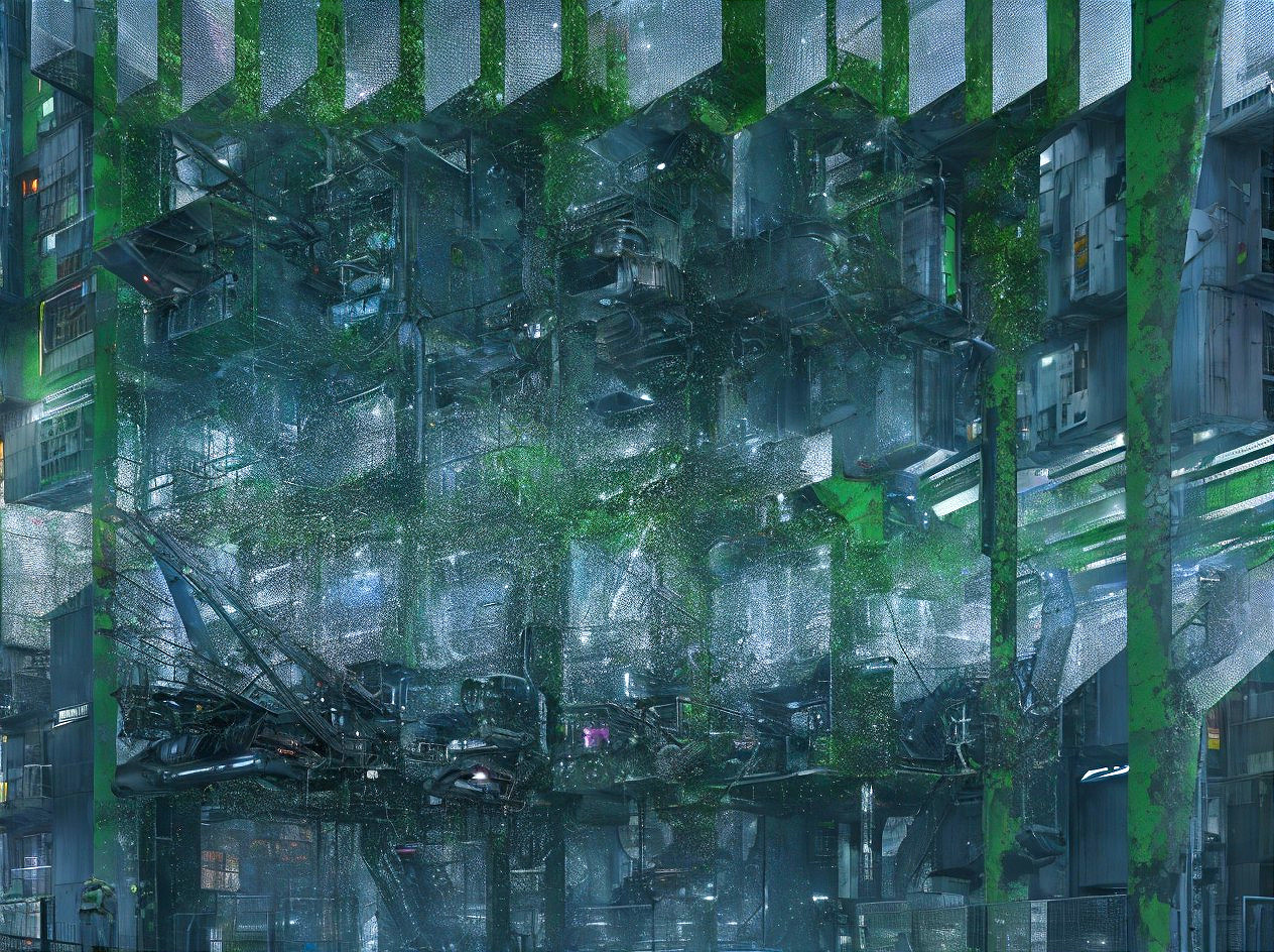Futuristic Urban Environment with Nature Integration