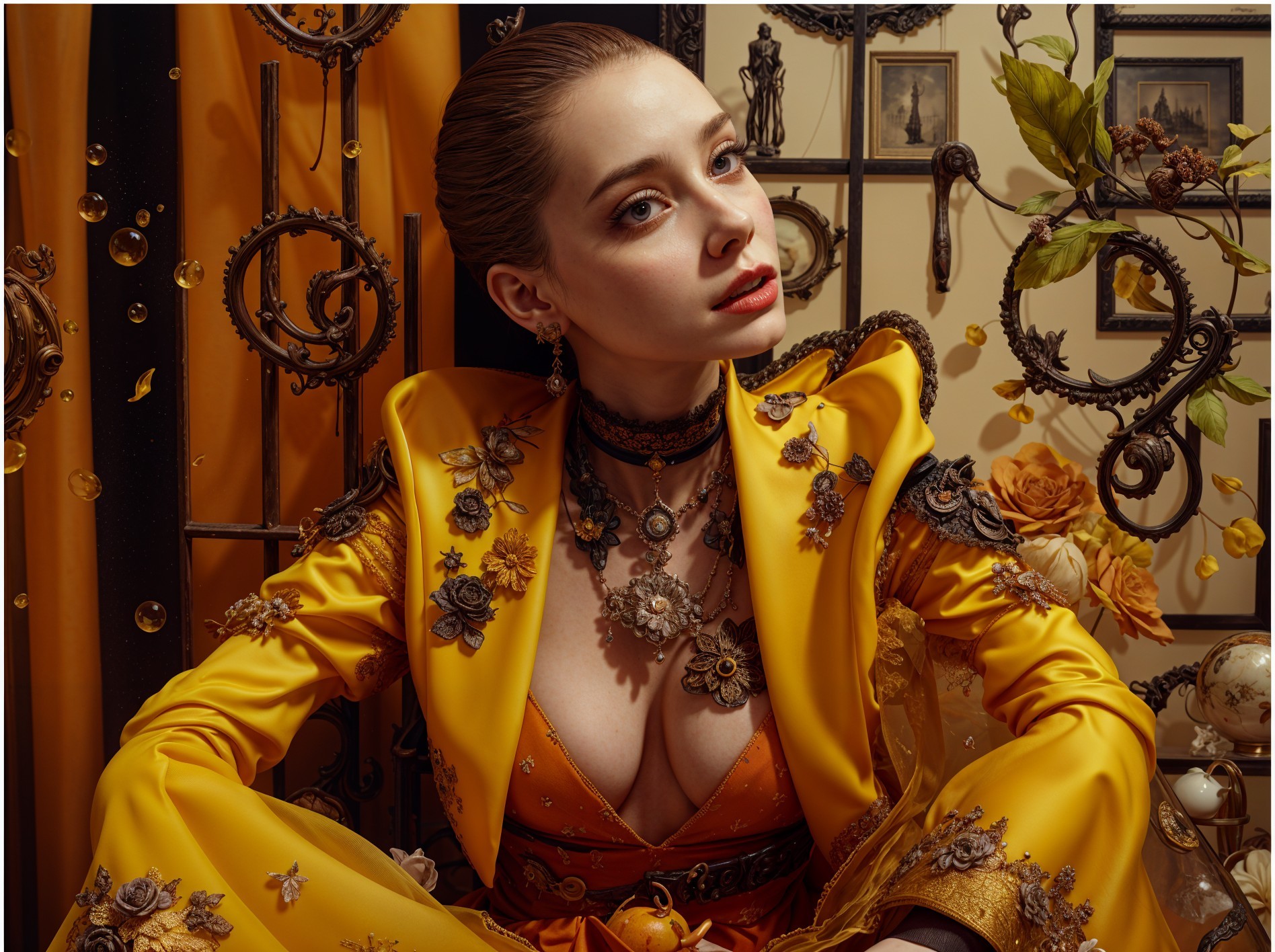 Portrait of a Woman in Yellow