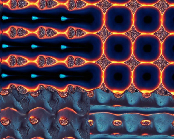 Vibrant Abstract Pattern with Intricate Designs
