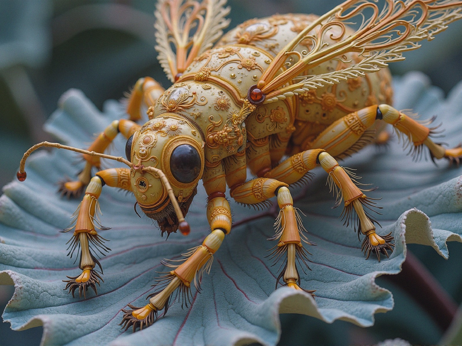 Intricately Designed Robotic Insect Resembling Bee
