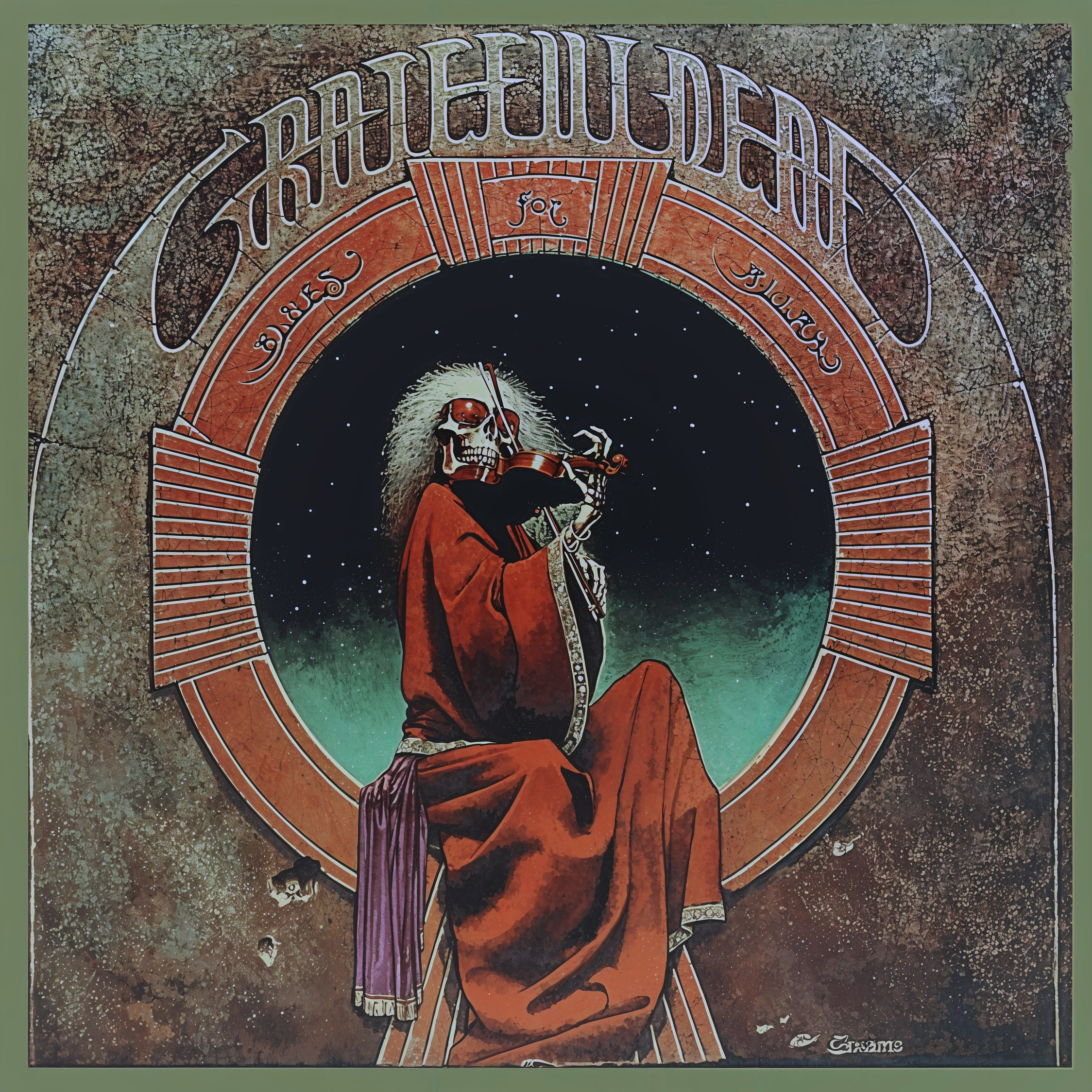 Album Cover of Blues for Allah with Cosmic Designs