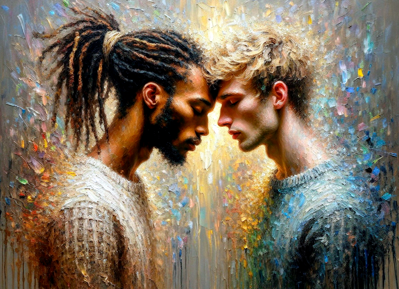 Male Figures with Dreadlocks and Tousled Hair in Art