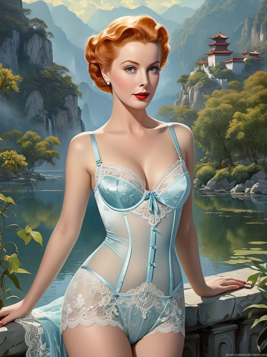 Vintage Elegance in a Scenic Landscape Setting