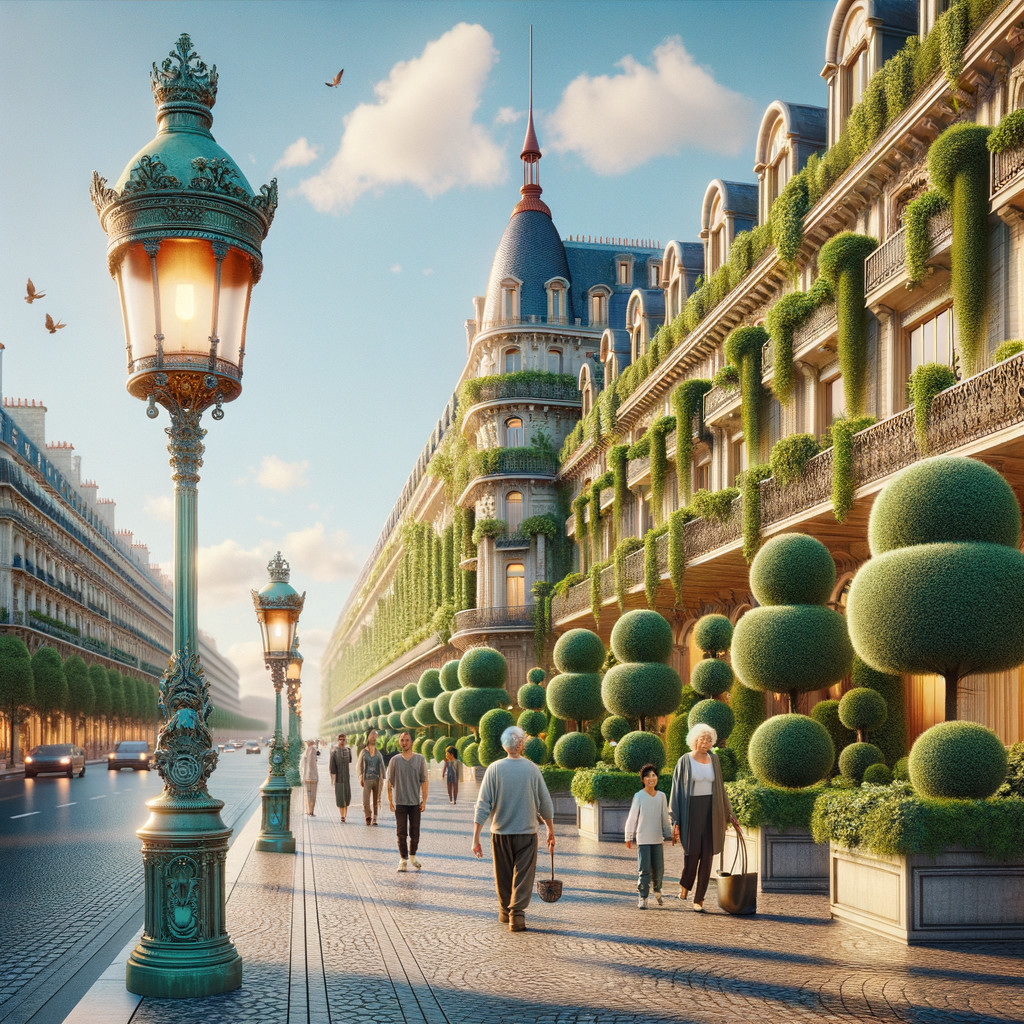 Picturesque European Street with Elegant Architecture